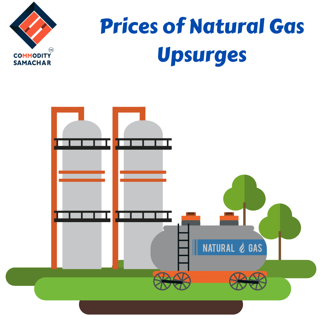 It shows prices of natural gas upsurges. 2 containers of natural gas