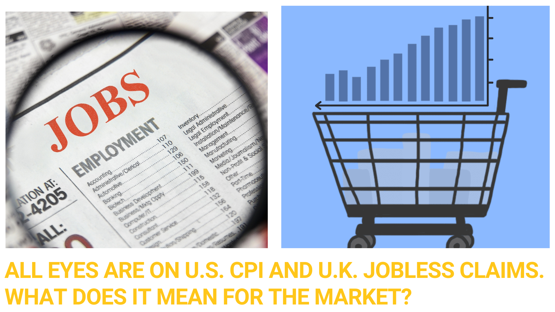 All eyes are on the US CPI and UK Jobless data. What does this mean for the market?