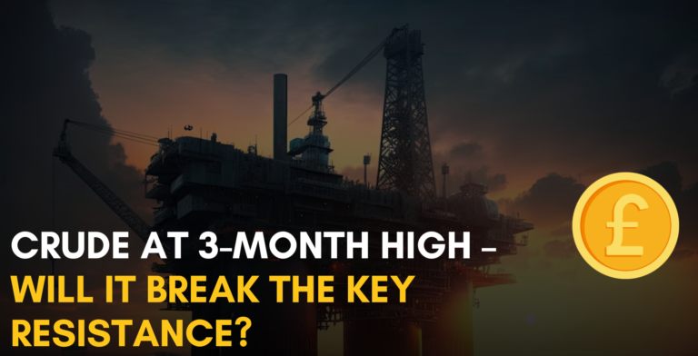 Crude at 3 month high - will it break the key resistance?