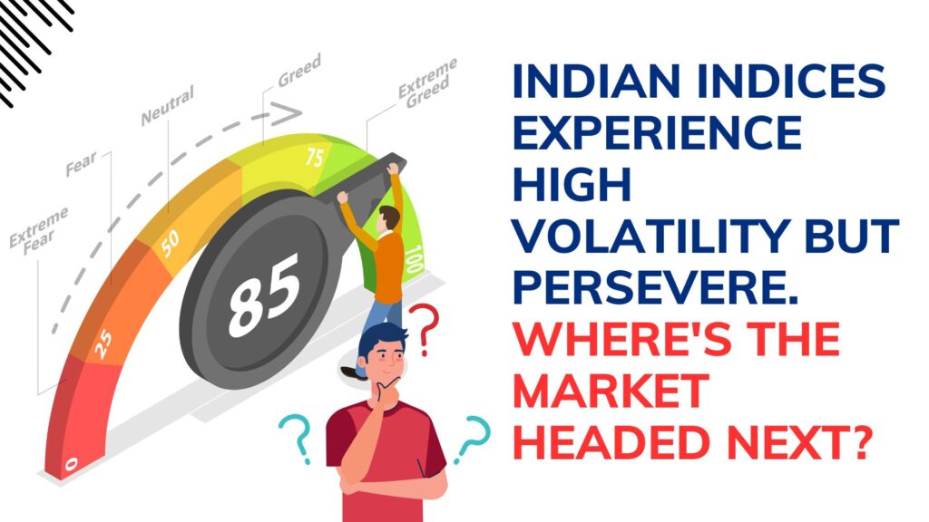 Indian Indices experience high volatility but persevere. Where's the market headed next?
