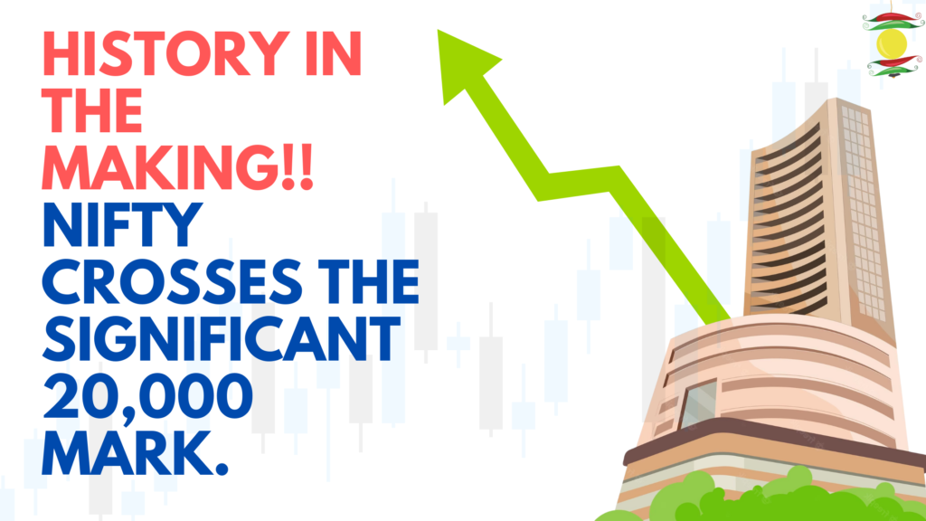 History in the making!! Nifty crosses the significant 20,000 mark