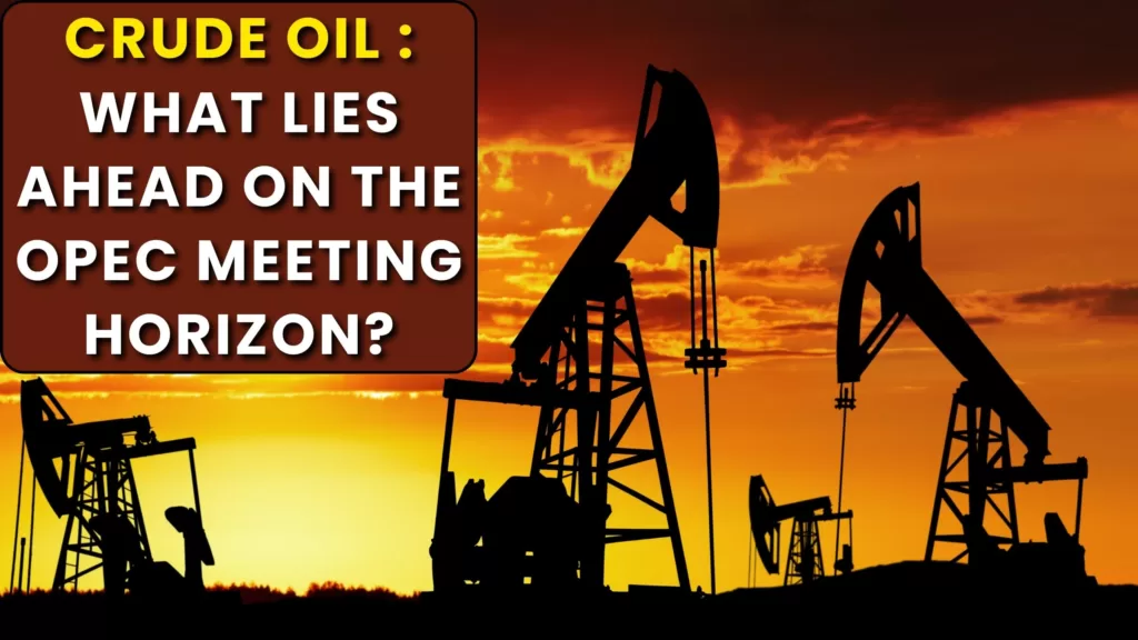 Crude Oil : What Lies Ahead on the OPEC Meeting Horizon?