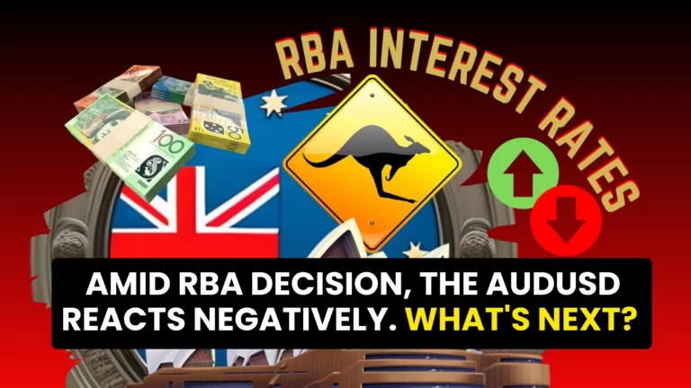 Amid RBA Decision, the AUDUSD reacts negatively. What's next?