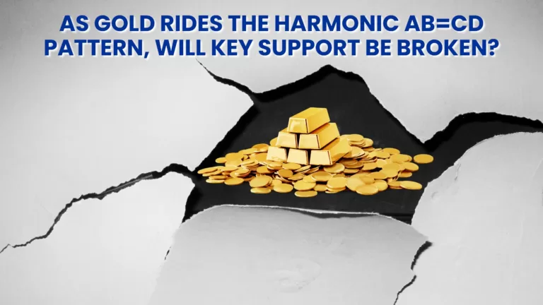 Gold Trading | As Gold rides the Harmonic AB=CD pattern, will key support be broken?