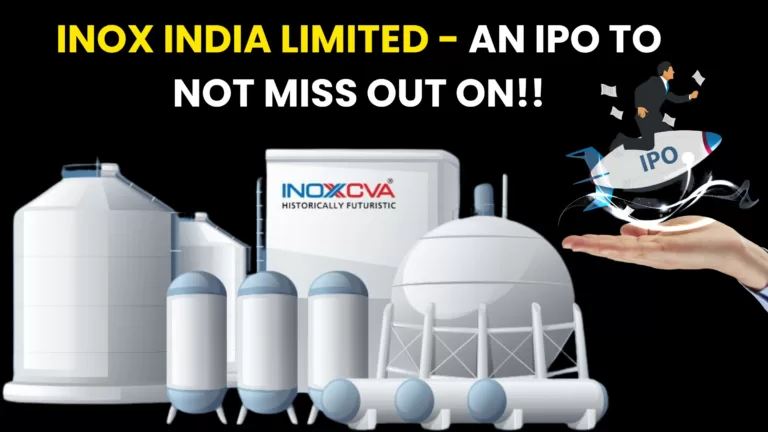 INOX India Limited - An IPO To Not Miss Out On!!