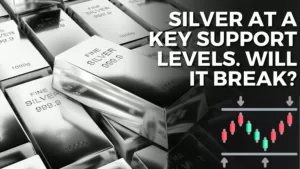 Silver at a key support levels. Will it break?