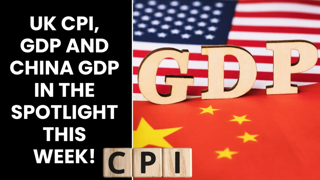 UK CPI, GDP and China GDP in the Spotlight This Week!