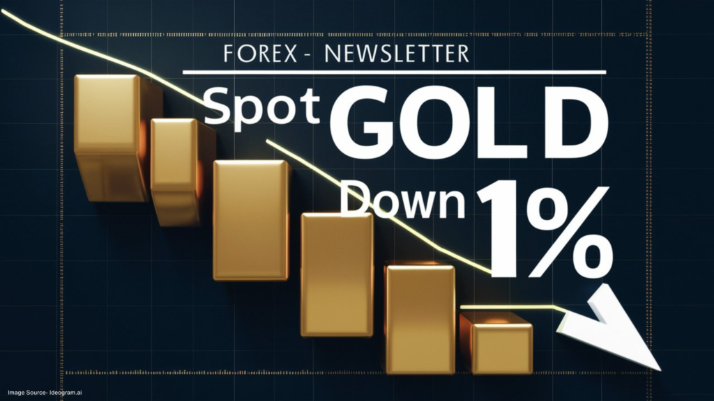 Forex Newsletter: Spot Gold Down 1%