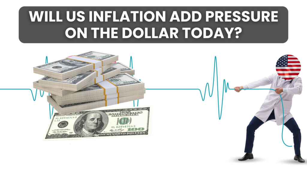 Will US inflation add pressure on the dollar index today?