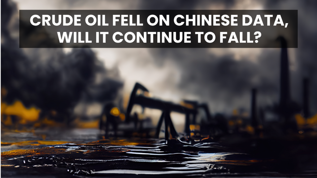 Crude oil fell on Chinese data, will it continue to fall?