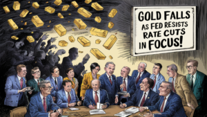 Forex Newsletter: Gold Falls as Fed Resists Rate Cuts in Focus!