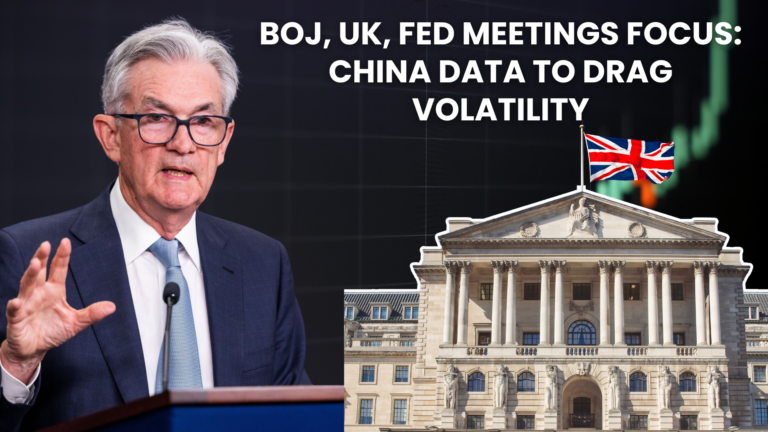 BOJ, UK, Fed Meetings Focus: China Data to Drag Volatility