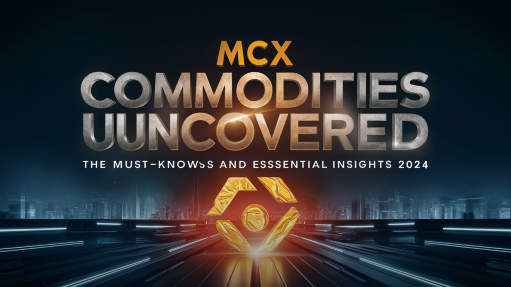 MCX Commodities Uncovered: The Must-Knows and Essential Insights [2024]