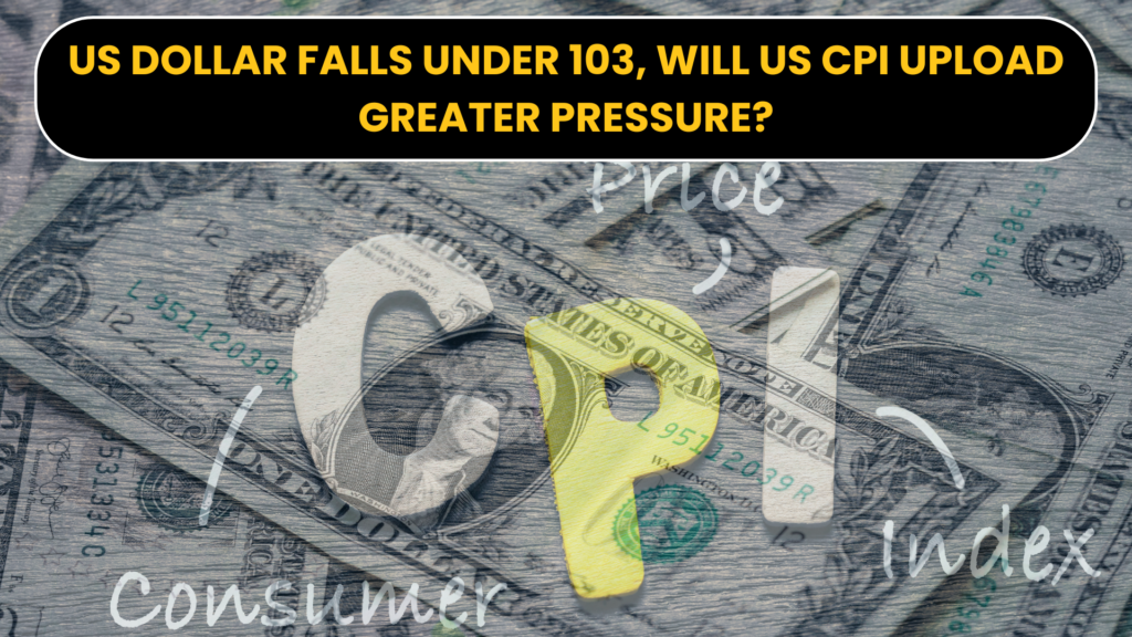 US Dollar falls under 103, will US CPI upload greater pressure?