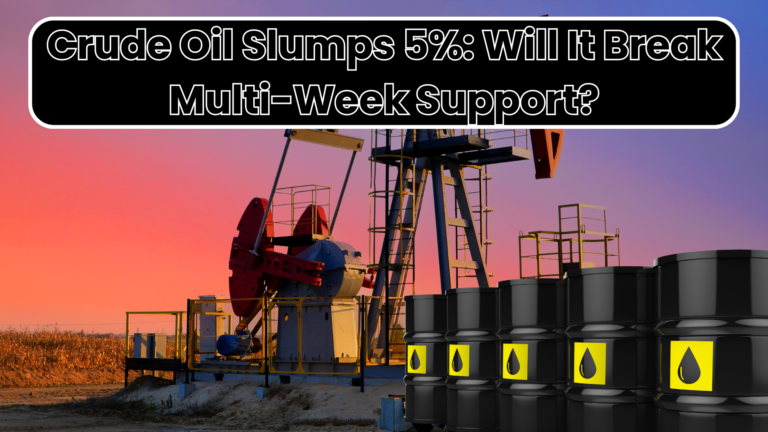 Crude Oil Slumps 5%: Will It Break Multi-Week Support?