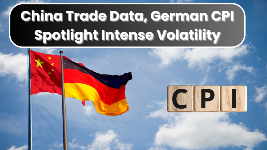 China Trade Data, German CPI Spotlight Intense Volatility