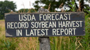 USDA Forecast Record Soybean Harvest in Latest Report