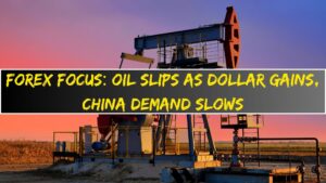 Forex Focus: Oil Slips as Dollar Gains, China Demand Slows