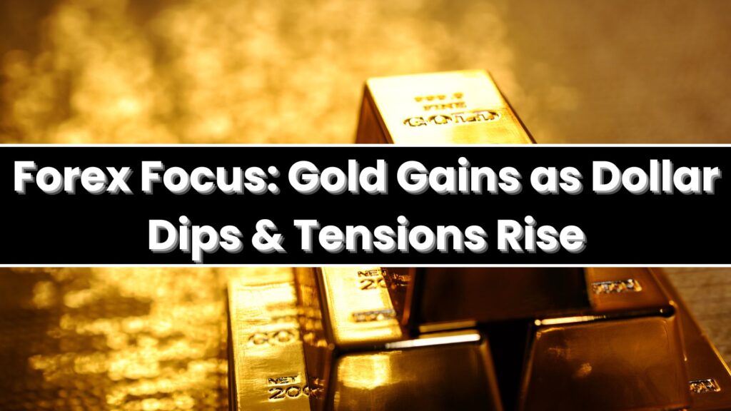 Forex Focus: Gold Gains as Dollar Dips & Tensions Rise