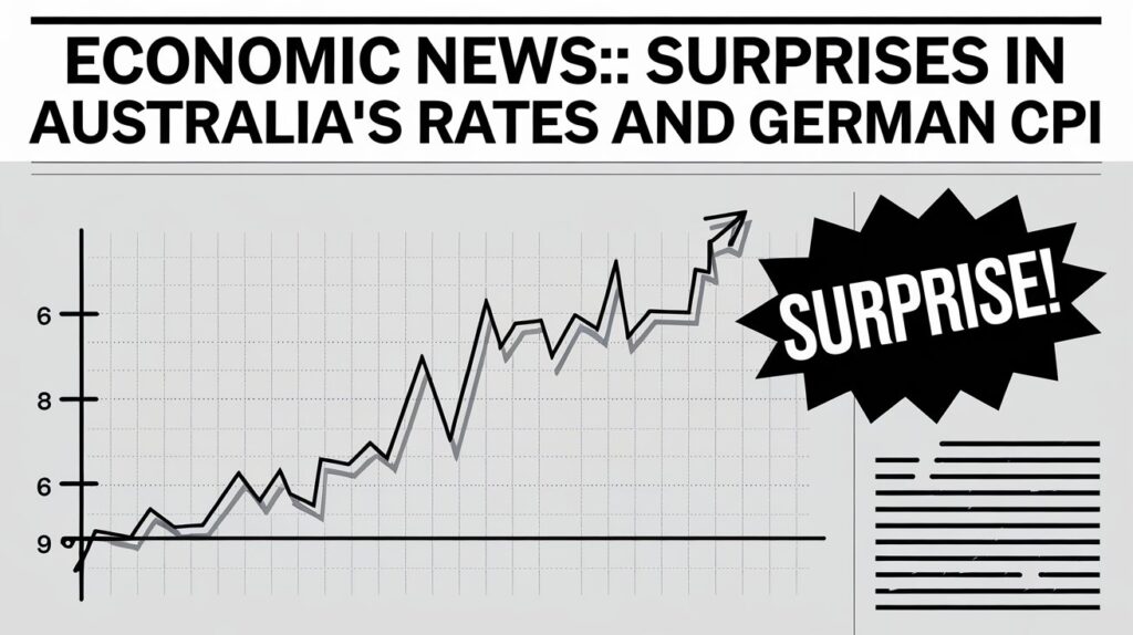 Economic News: Surprises in Australia’s Rates and German CPI